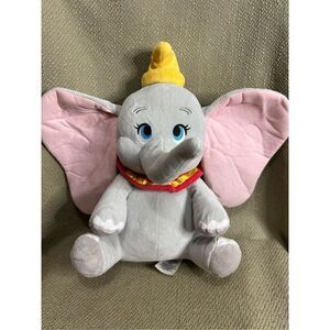 Dumbo The Elephant Gray Pink Walt Disney Collection Plush 13" Toy Lovey Big Ears